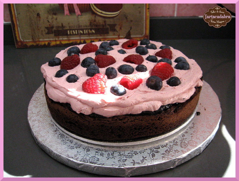 TartaChocoFrutasdelbosque